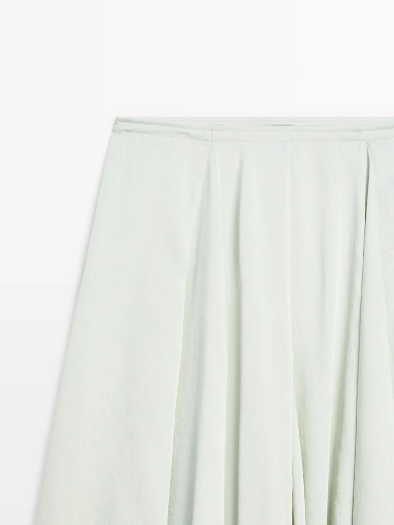 Jupe midi fluide et ample