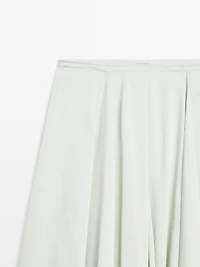 Jupe midi fluide et ample