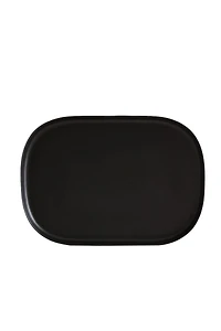 LARGE BLACK RESIN BATHROOM TRAY