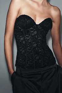 VELVET LACE CORSET