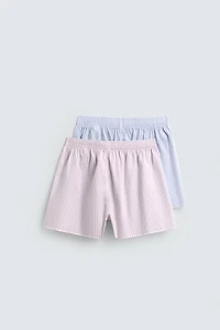 2-PACK MIXED POPLIN BOXERS