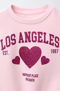 CITY GLITTER SWEATSHIRT