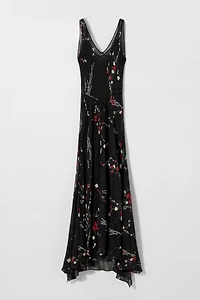 SILK PRINT DRESS KATE MOSS X ZARA