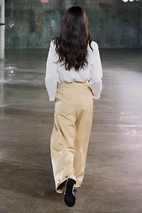 100% LEATHER BALLOON PANTS ZW COLLECTION