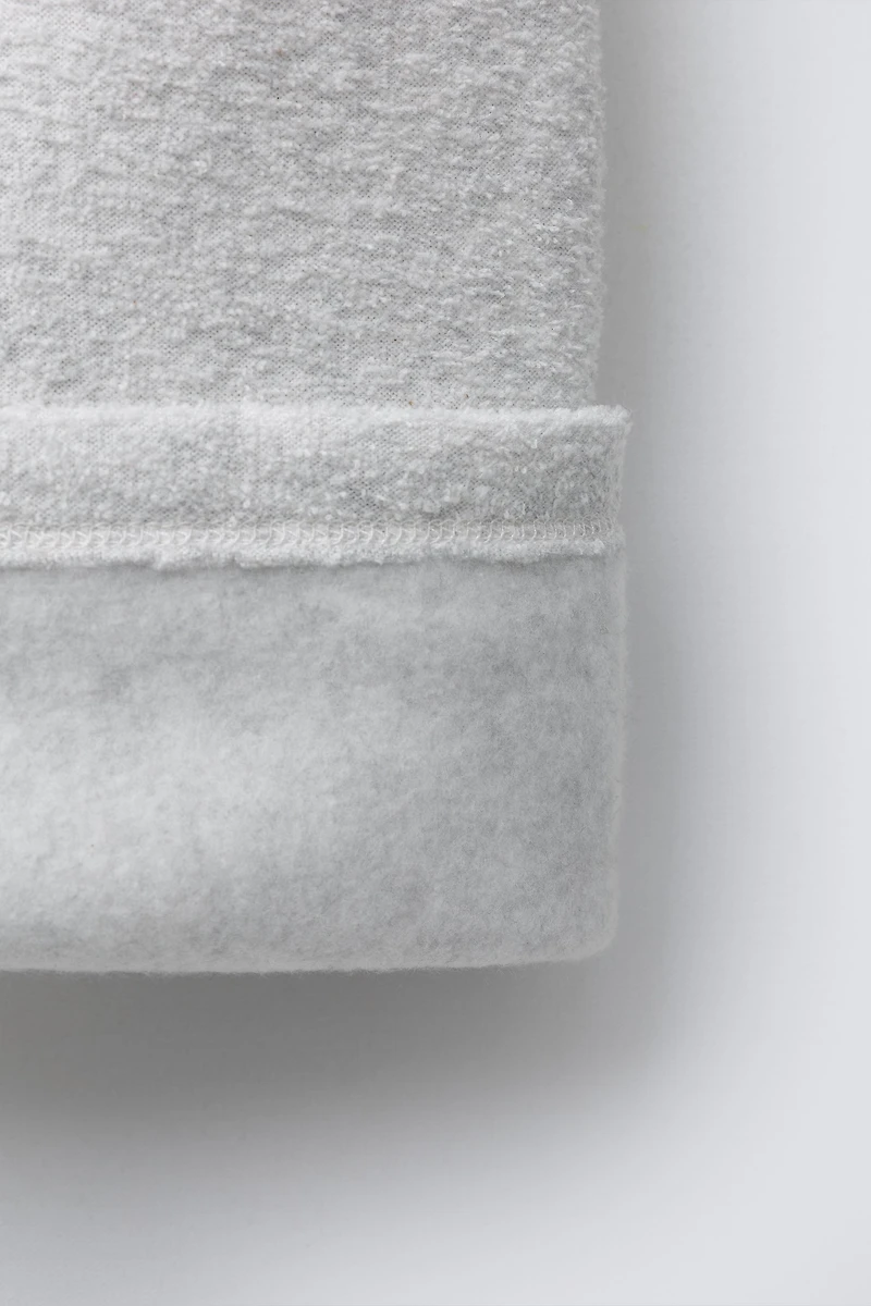 TEXTURED POLO AND WIDE LEG PANTS SET