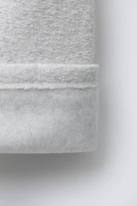 TEXTURED POLO AND WIDE LEG PANTS SET