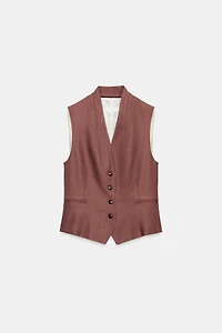 LINEN VEST