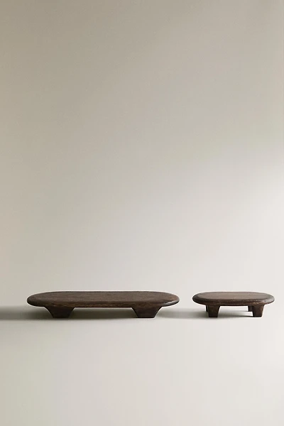 OVAL WOODEN CUTTING BOARD