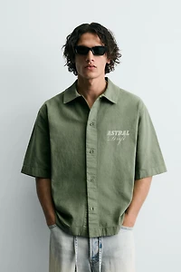 CHEMISE DÉLAVÉE IMPRIMÉ BIMATIÈRE