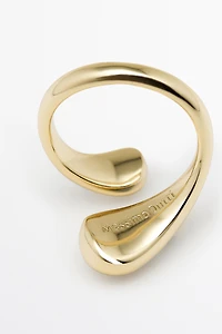 Double teardrop ring