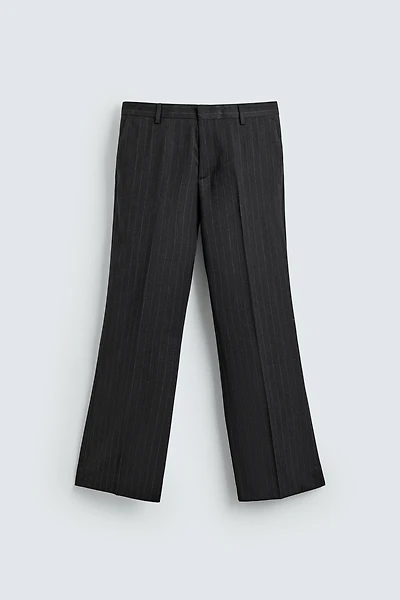 STRIPED SUIT PANTS