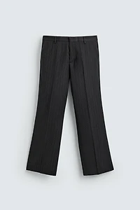 STRIPED SUIT PANTS