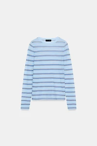 STRIPED WOOL JUMPER