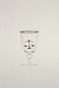 LIBRA ZODIAC GLASS | MARISA BERENSON