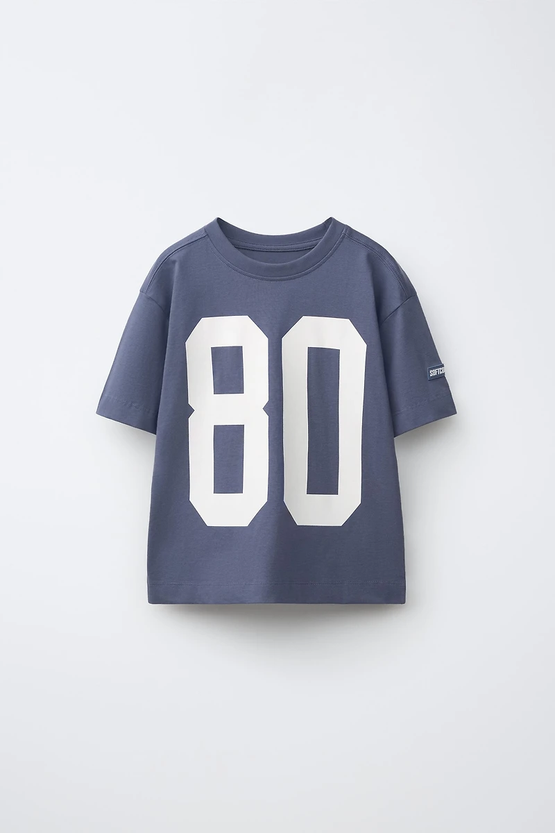 NUMBER PRINT T-SHIRT