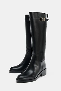 BUCKLED JODHPUR BOOTS