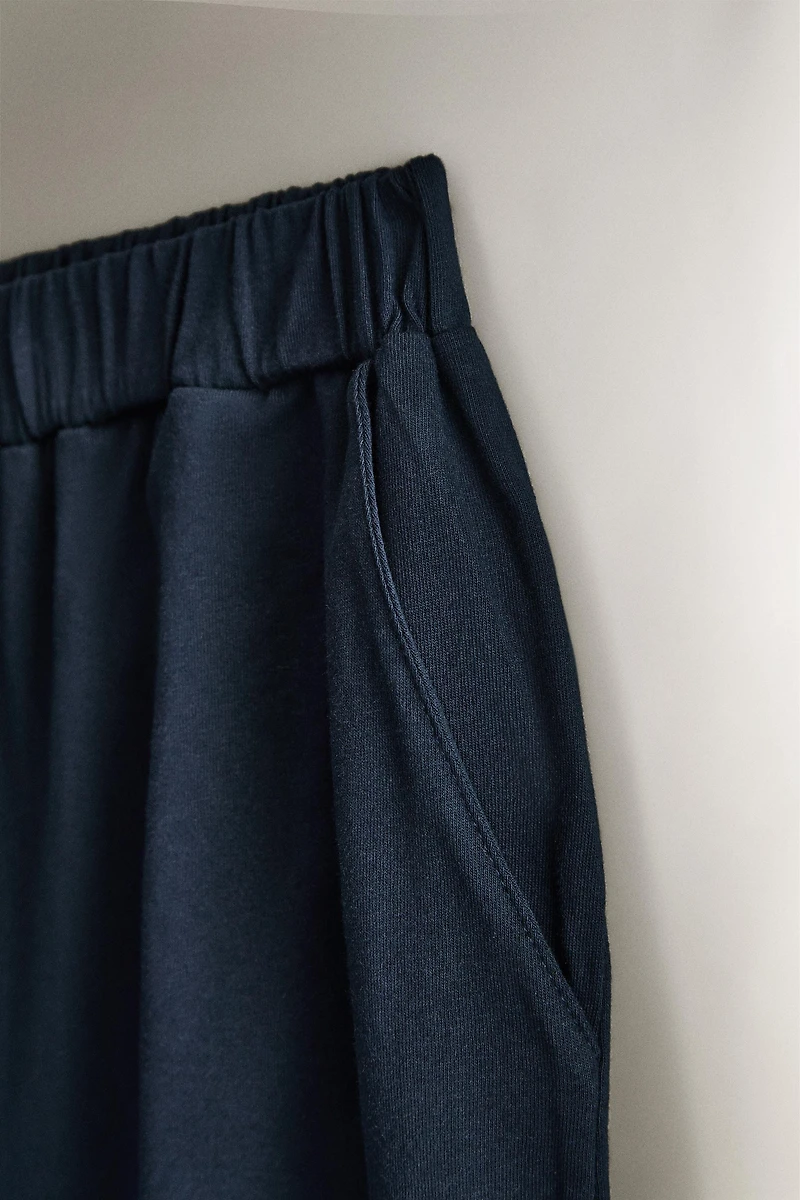 COTTON JERSEY PANTS
