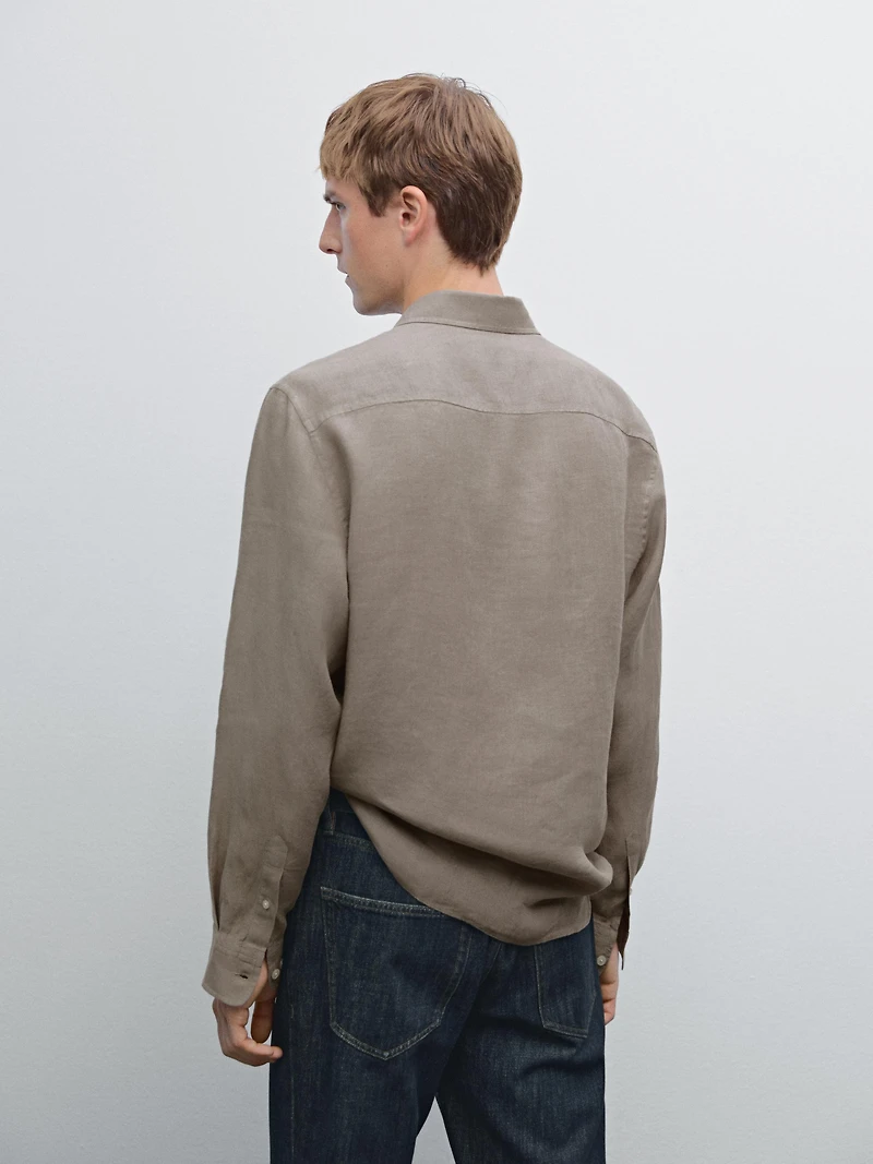 Chemise regular avec poche