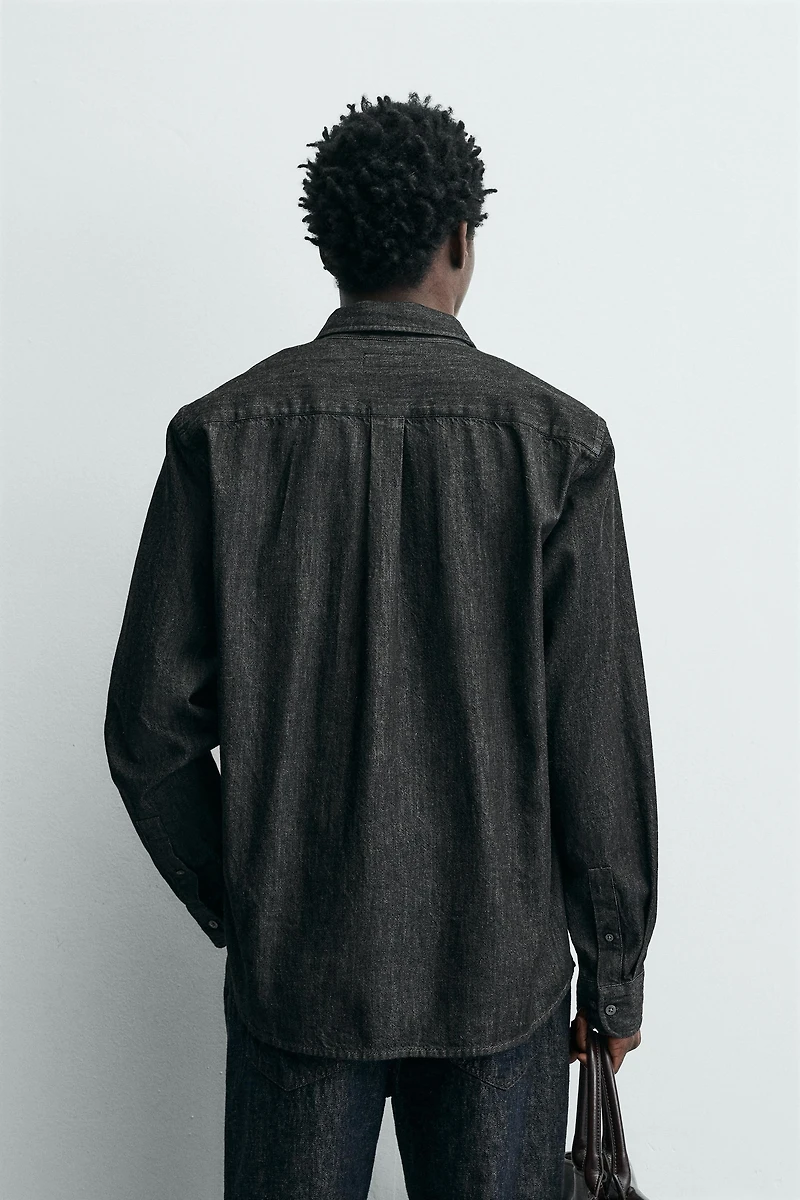 RELAXED FIT DENIM SHIRT