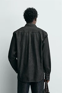 RELAXED FIT DENIM SHIRT