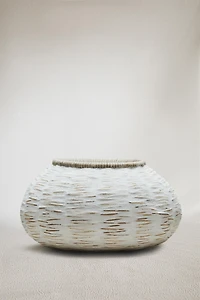 MICROCEMENT BASKET VASE