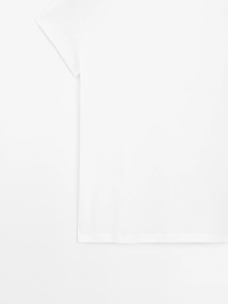 100% mercerised cotton short sleeve T-shirt