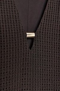 ROBE MIDI CROCHET GARNITURE