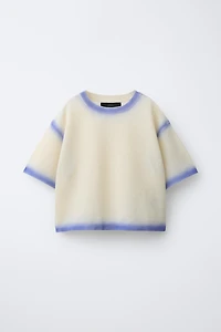 HAUT À MANCHES COURTES FINITIONS TIE DYE