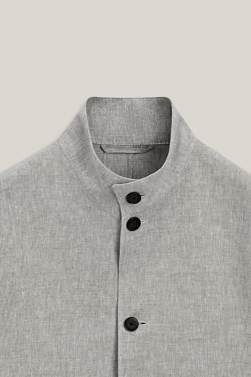 Total look linen bomber jacket - LIMITED EDITION