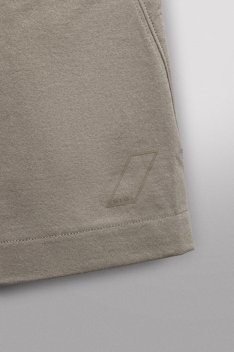 9" COTTON BLEND TRAINING SHORTS