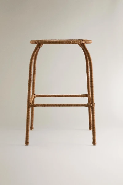 RATTAN STOOL