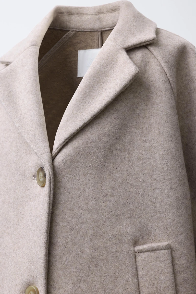 MANTEAU EN DRAP