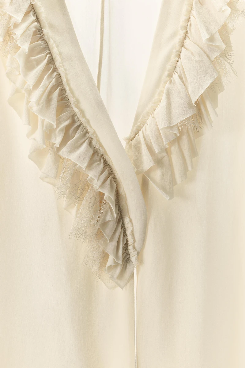 ZW COLLECTION LIMITED EDITION FLOWY RUFFLE SHIRT