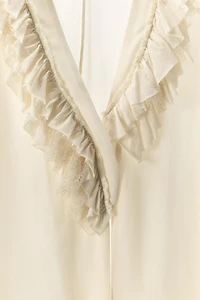 ZW COLLECTION LIMITED EDITION FLOWY RUFFLE SHIRT