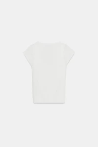 COMBINATION SLEEVE KNIT TOP