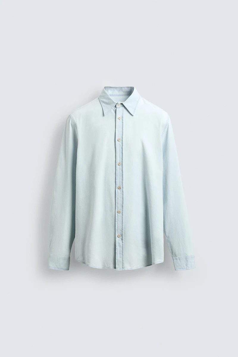 CHEMISE EN DENIM LÉGER DE COTON