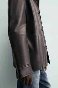 NAPPA LEATHER POCKET JACKET