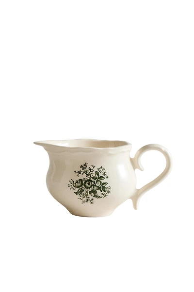 POT À LAIT FAÏENCE FLORAL