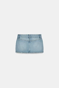 TRF DENIM MINI SKIRT