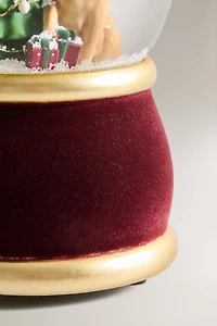 BOULE À NEIGE CHIEN GOLDEN RETRIEVER NOËL