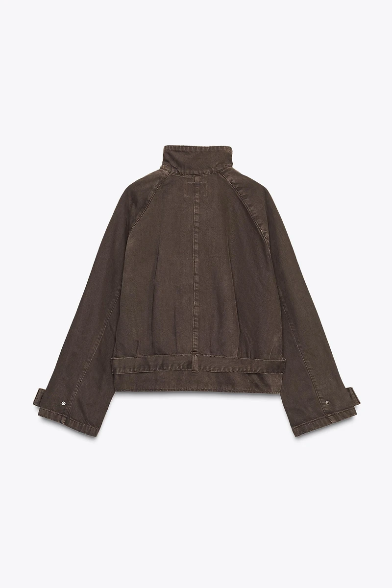 COTTON BELTED JACKET