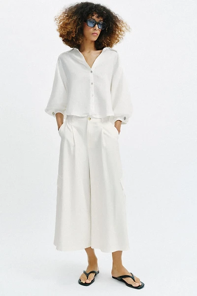 JUPE-CULOTTE AVEC POCHES