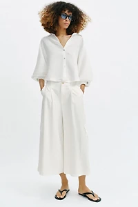 JUPE-CULOTTE AVEC POCHES