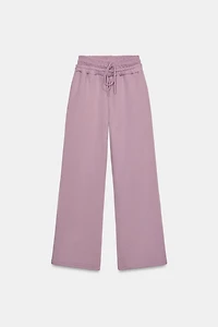 PLUSH STRAIGHT LEG PANTS
