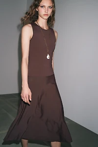 KNIT MIDI DRESS