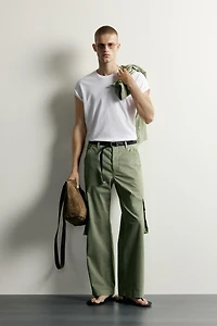 RELAXED-FIT CARGO PANTS