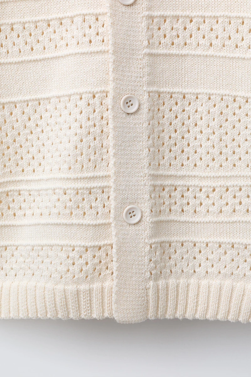CROCHET KNIT SHIRT