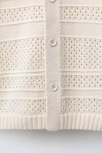 CROCHET KNIT SHIRT