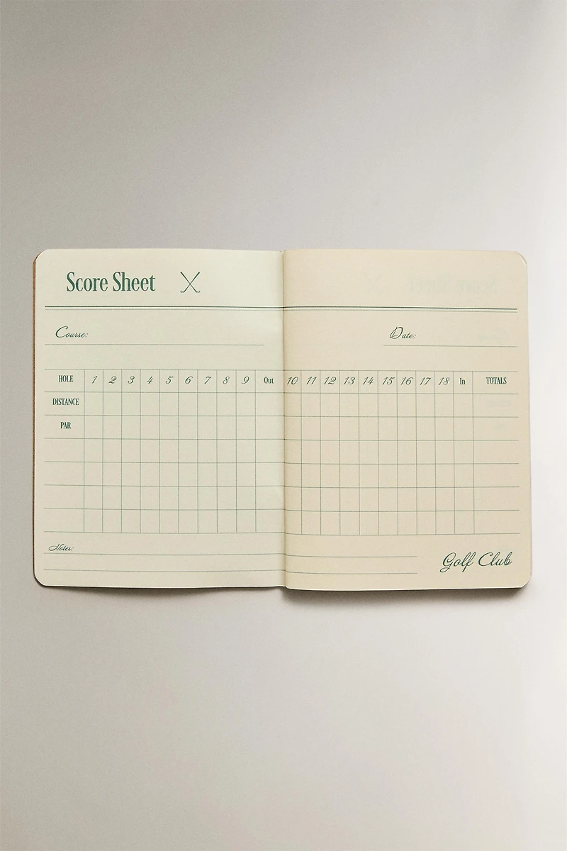 GOLF SCORE NOTEBOOK PACK (PACK OF 3)