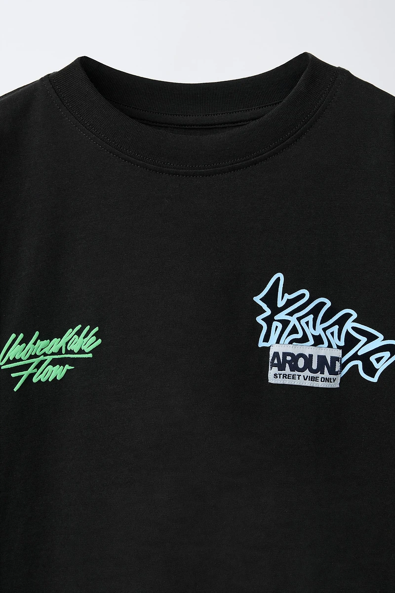 SPRAY PRINT T-SHIRT